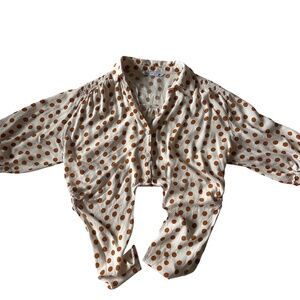 ZARA Dot Crop Top